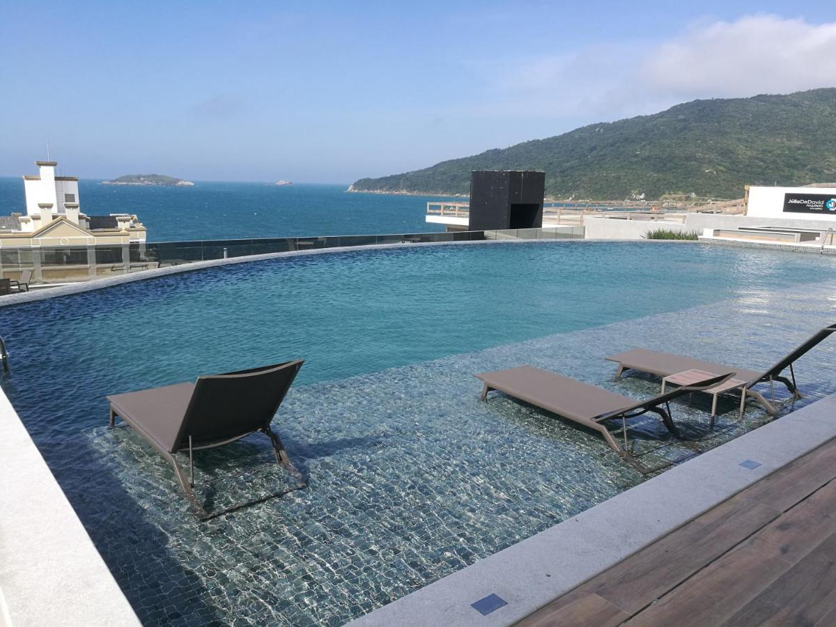 Ea-Apto Com Vista Do Mar Em Praia Dos Ingleses ฟลอเรียนอโปลิส ภายนอก รูปภาพ